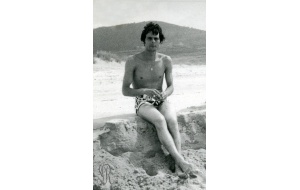 1967 - En la playa de Razo